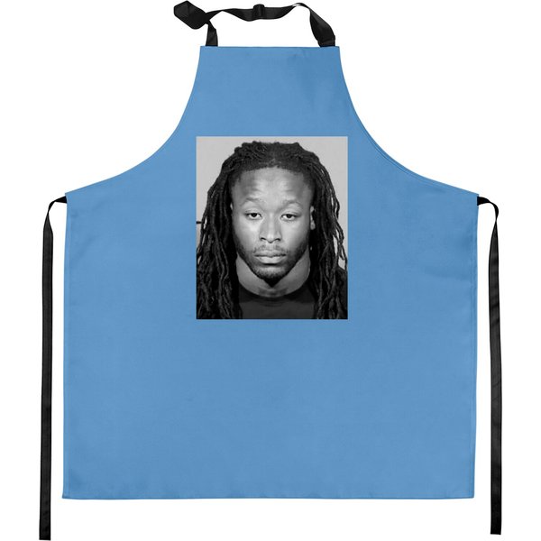 Alvin Kamara Saints Mugshot Kitchen Aprons-image