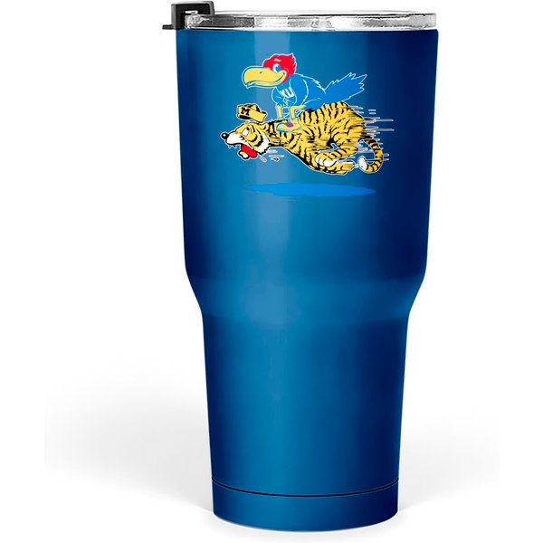 Vintage Missouri Tiger Vs. K-u Jayhawk - Kansas - Tumblers 30 Oz