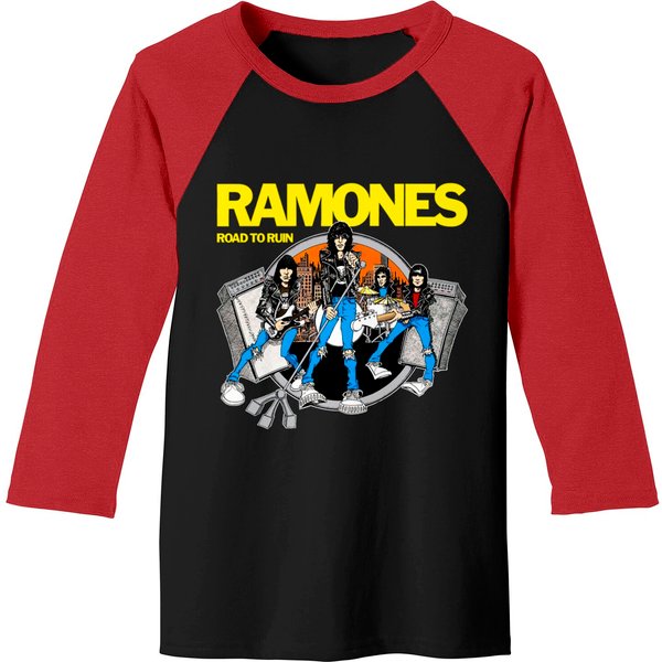 Roud To Tour - Ramones - Baseball Tees
