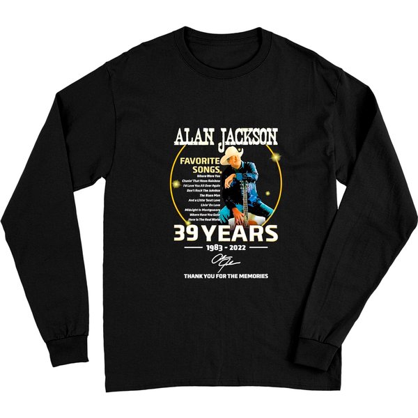 Alan Jackson Last Call One More For The Road Tour 2022 Long Sleeves-image
