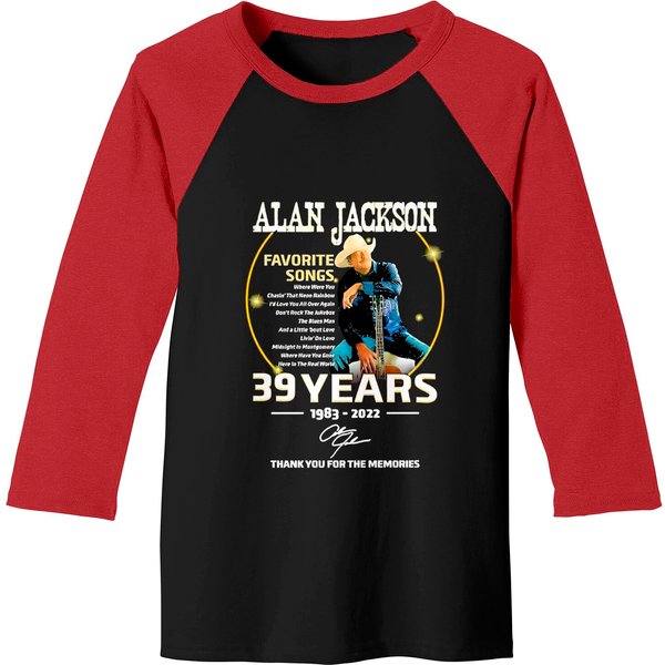 Alan Jackson Last Call One More For The Road Tour 2022 Baseball Tees-image