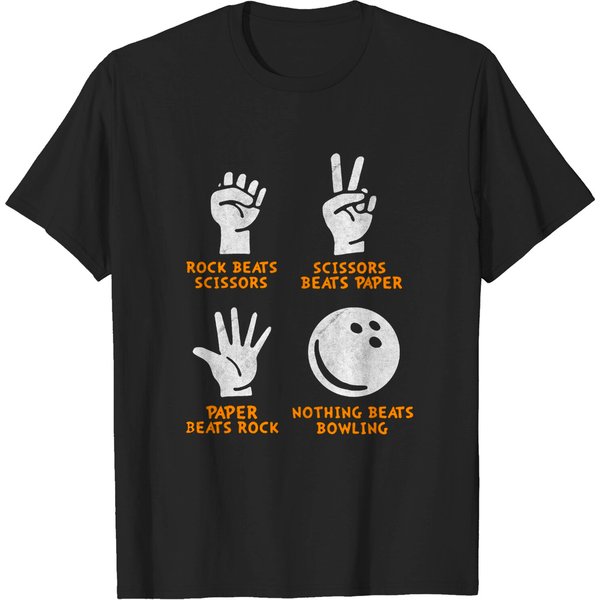 Nothing Beats Bowling - Bowling - T-Shirt-image