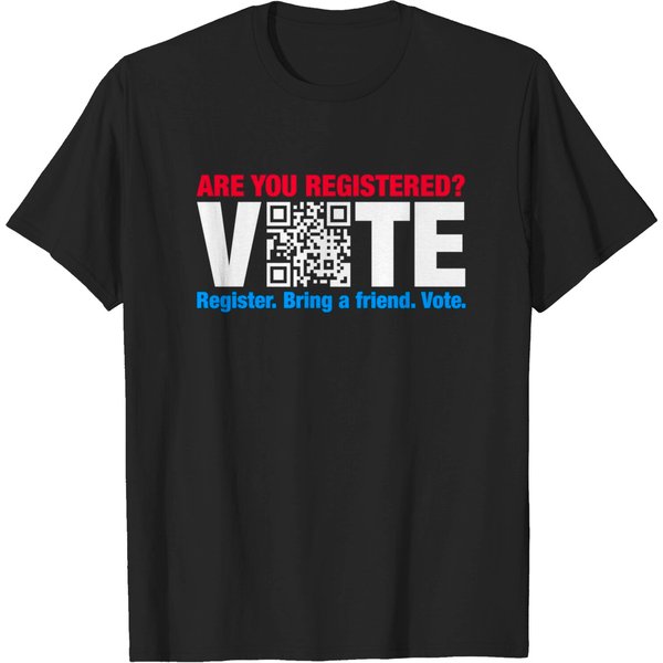 Vote Qr Code Vote.Org Election - Vote - T-Shirt-image