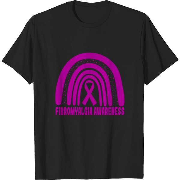 Fibromyalgia Rainbow Day National Fibromyalgia Awareness Classic T-Shirt-image