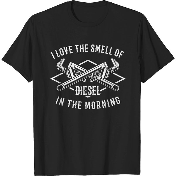 I Love The Smell Of Diesel In The Morning - Diesel Mechanic - T-Shirt-image
