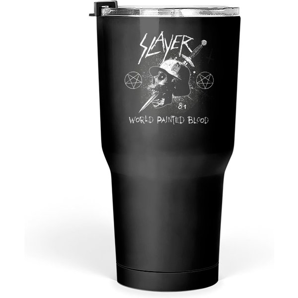 Slayer Unisex Tumblers 30 Oz: Dagger Skull-image