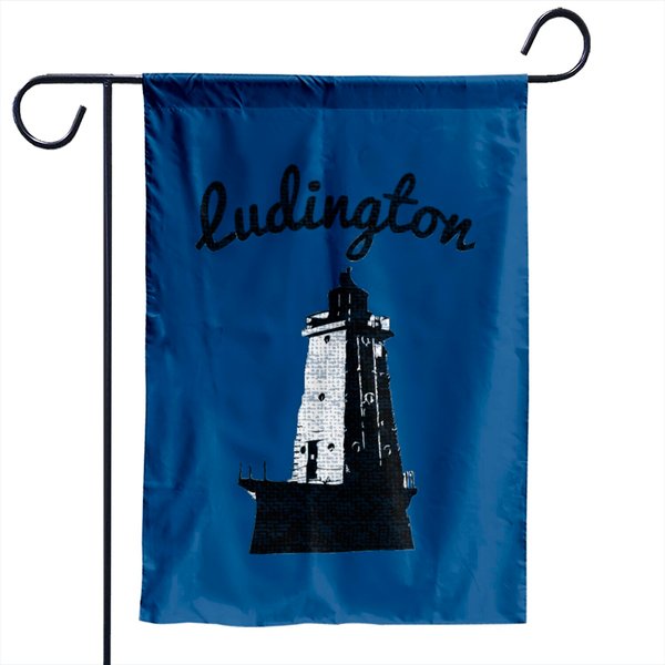 Ludington Michigan Lighthouse Garden Flags-image