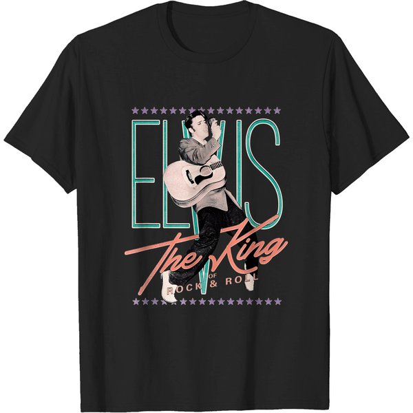 Elvis Presley Official Vintage Design T-Shirt-image