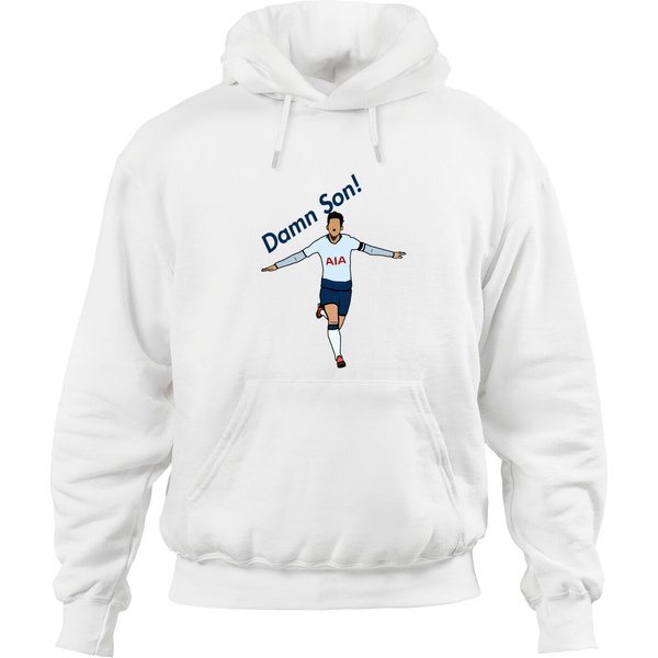 Son Heung Min 'Damn Son!' - Tottenam Spurs Premier League Soccer - Soccer - Hoodies-image