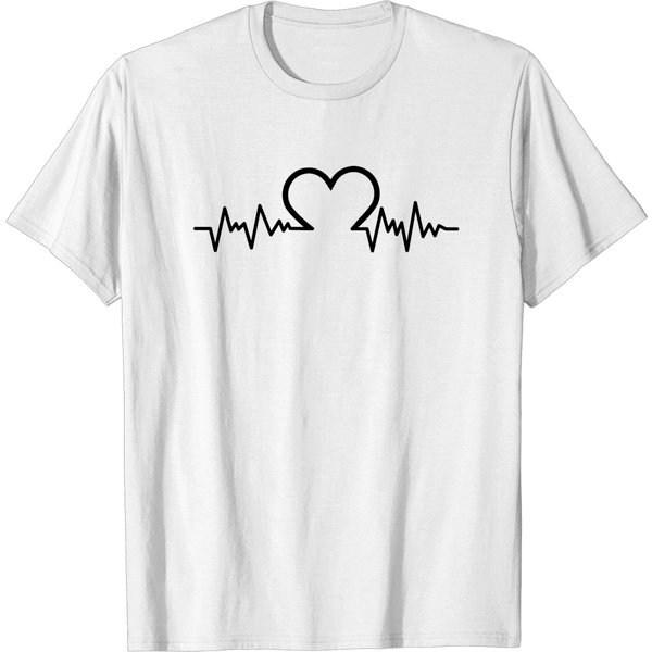 Ekg Herz Heart Heart Ekg T-Shirt-image
