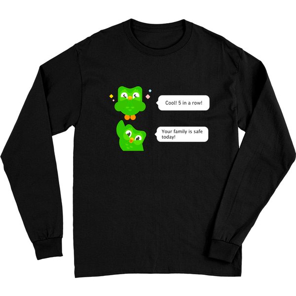 Evil Duo Meme - Duolingo - Long Sleeves-image