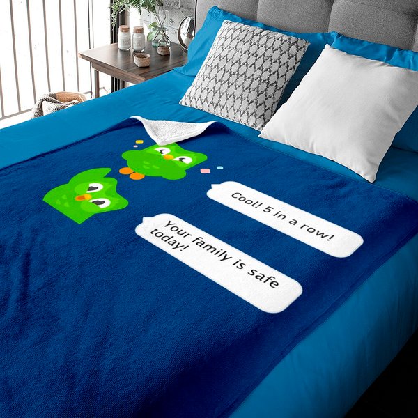 Evil Duo Meme - Duolingo - Baby Blankets-image