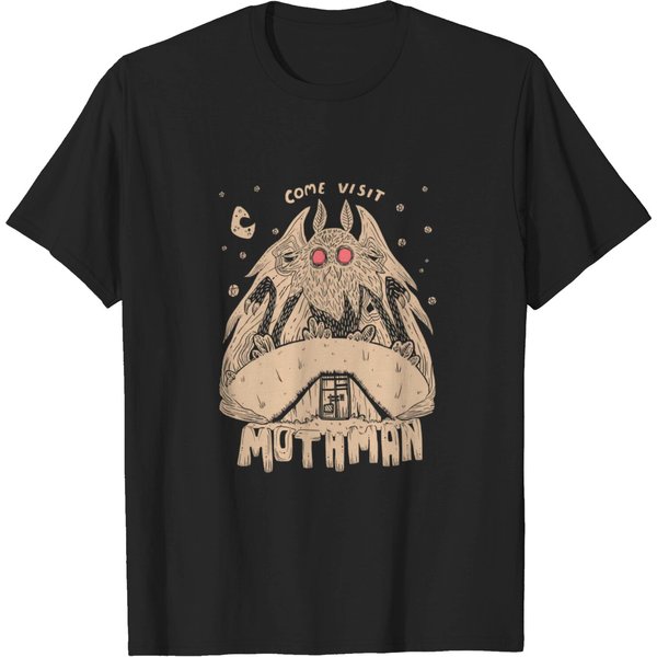 Come Visit Mothman - Mothman - T-Shirt-image