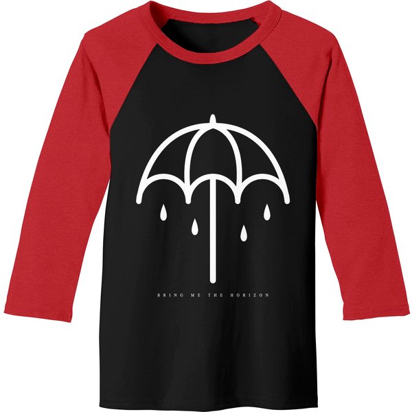 Bring Me The Horizon Unisex Fashion Tee: Umbrella With Burn Out Finishing