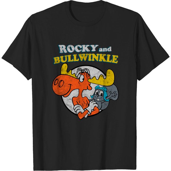 Rocky And Bullwinkle Vintage - Bullwinkle - T-Shirt-image