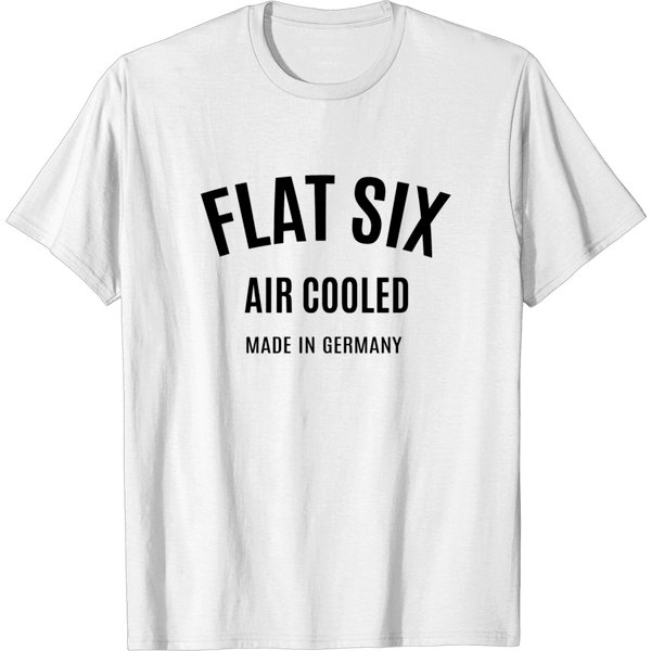 Flat Six - Air Cooled Made In Germany Zuffenhausen T-Shirt-image