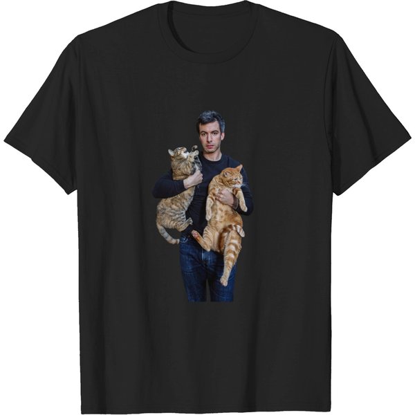 Nathan Fielder And His Cats Classic T-Shirt-image