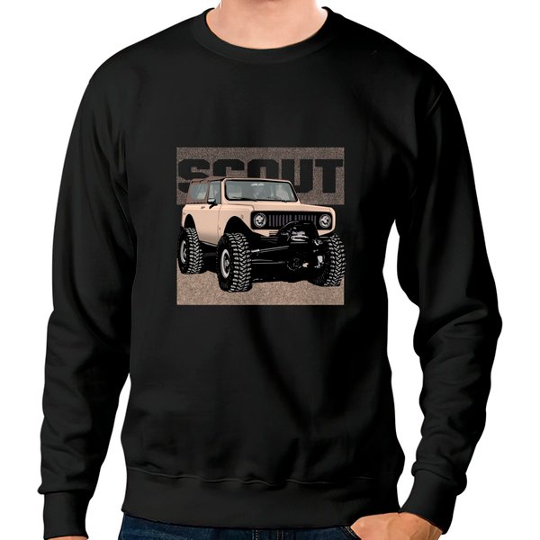 All Wheel Drive Ih Scout - International Harvester Scout - Sweatshirts-image