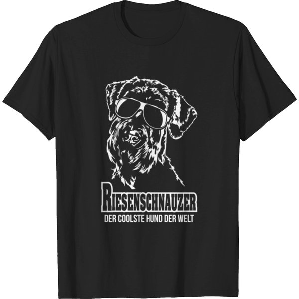 Giant Schnauzer Cooler Dog Dogs Funny Dog T-Shirt-image
