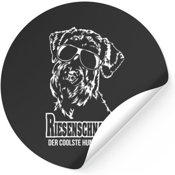 Giant Schnauzer Cooler Dog Dogs Funny Dog Stickers-image