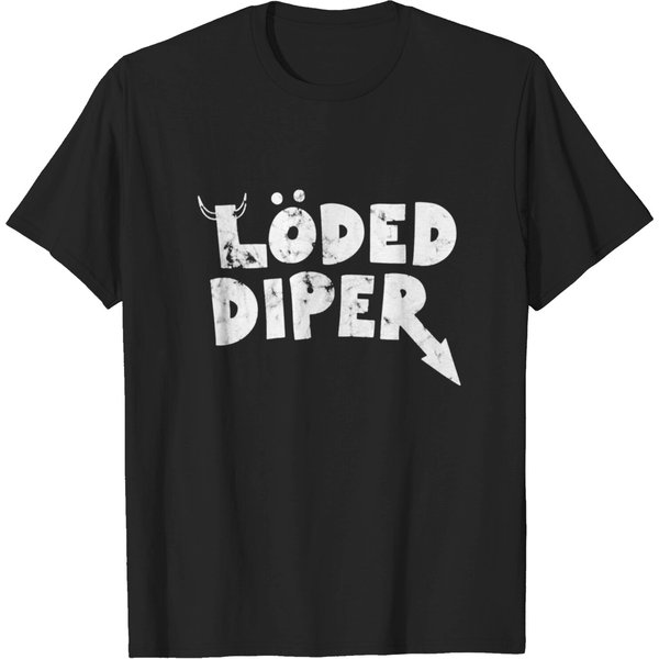 Loded Diper Shirt | Vintage Look | Diary Of A Wimpy Kid T-Shirt-image