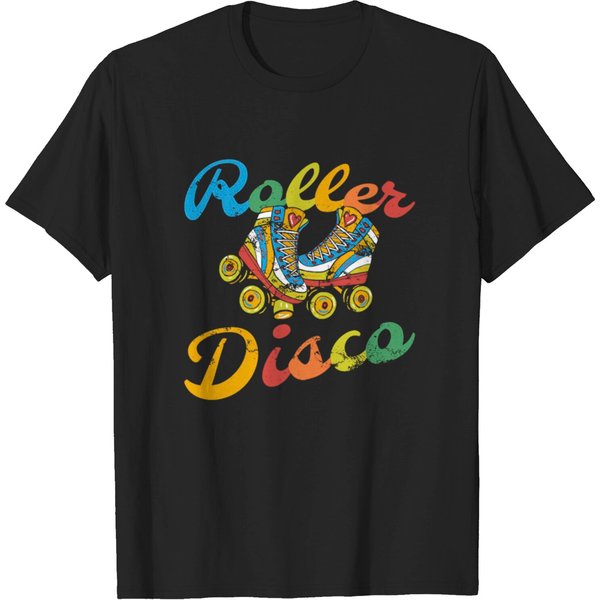 Roller Disco Seventies - 70S 80S 90S Vintage Old T-Shirt-image