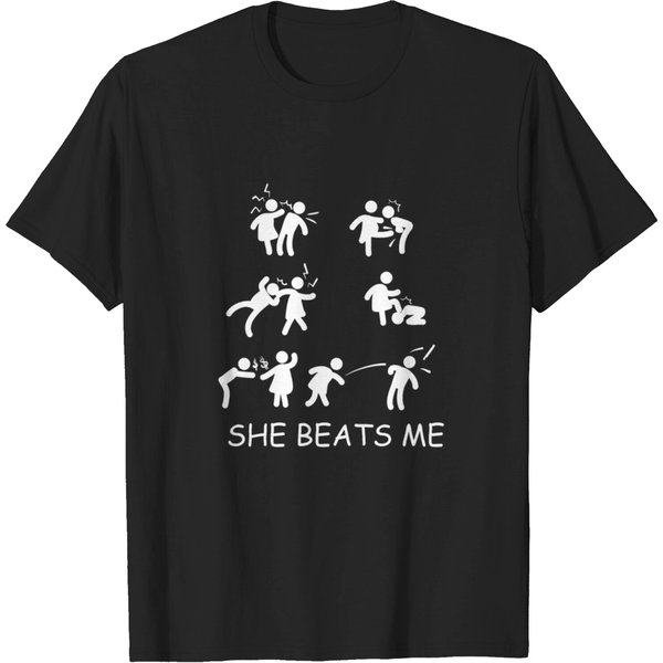 She Beats Me T-Shirt-image