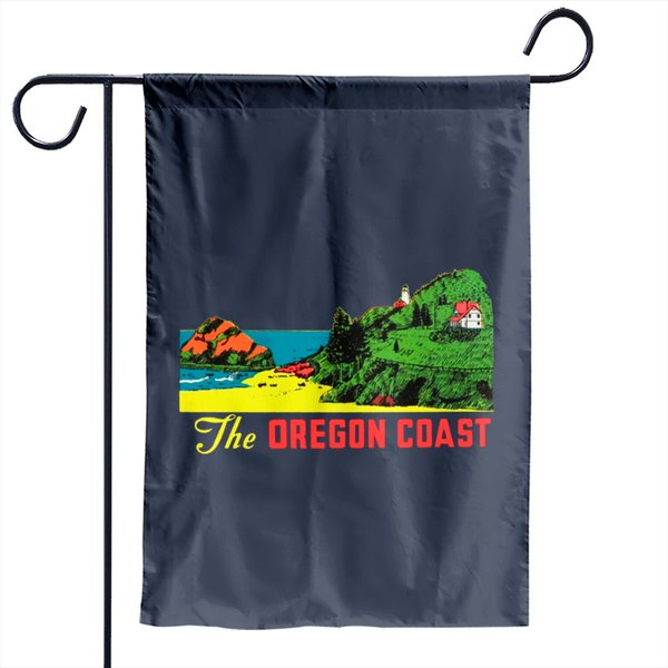 The Oregon Coast Vintage - Oregon - Garden Flags-image
