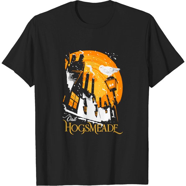 Visit Hogsmeade (Gold) - Harry Potter - T-Shirt-image