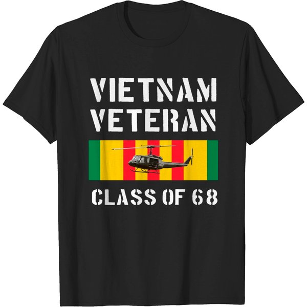 Vietnam Veteran Huey Helicopter Ribbon - Vietnam Veteran - T-Shirt-image