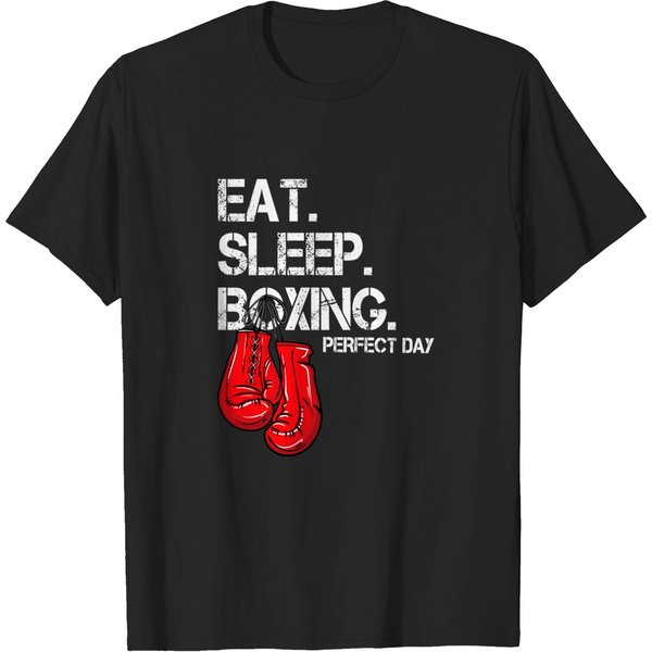 Eat. Sleep. Repeat. Boxing Lover Perfect Day Gift T-Shirt-image