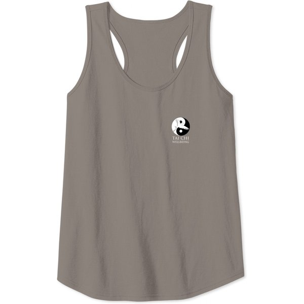 Tai Chi Wellbeing (Black And White Logo) - Tai Chi Wellbeing - Tank Tops-image