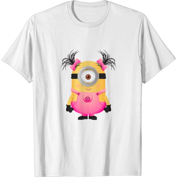 Minion Cute Girl - Minion - T-Shirt-image