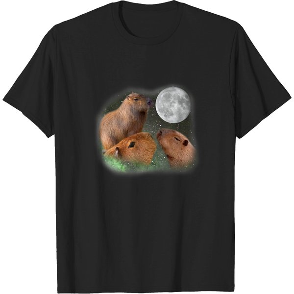 Three Moon Capybaras Shirt-image