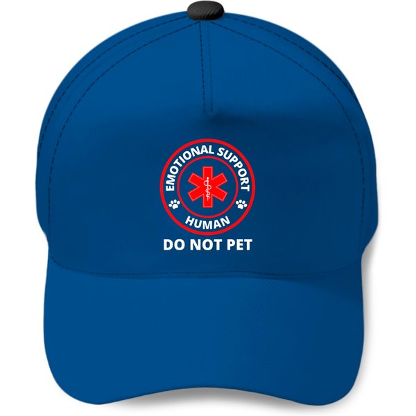 Emotional Support Human Do Not Pet Baseball Caps-image