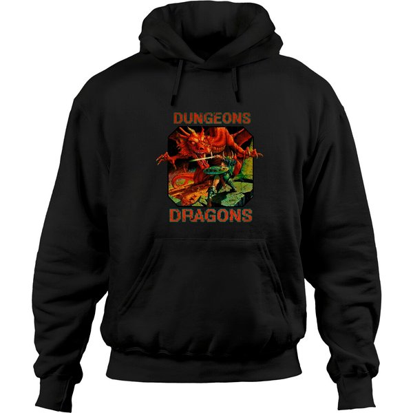 Vintage Dungeons And Dragons - Dungeons And Dragons - Hoodies-image