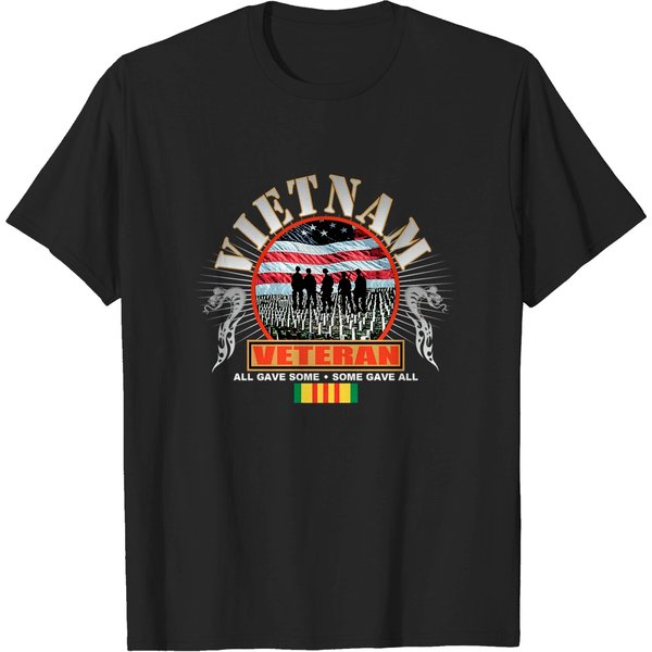 Vietnam Veteran - Vietnam Veterans - T-Shirt-image