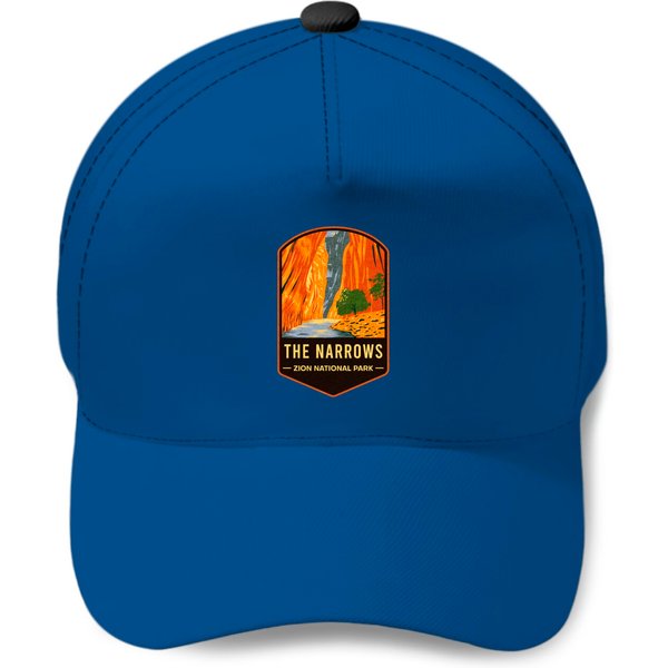 The Narrows Zion National Park Baseball Caps-image