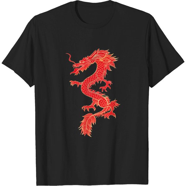 Red The Dragon Logo T-Shirt-image