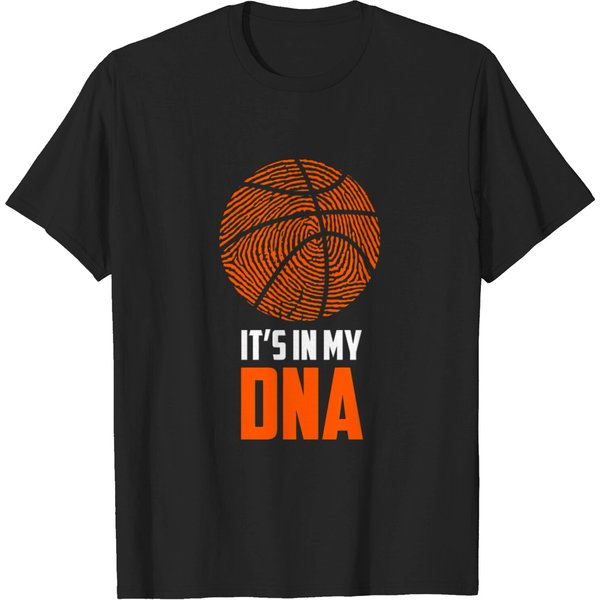 Basketball It's In My Dna Hoodie Baller Sports Jum T-Shirt-image