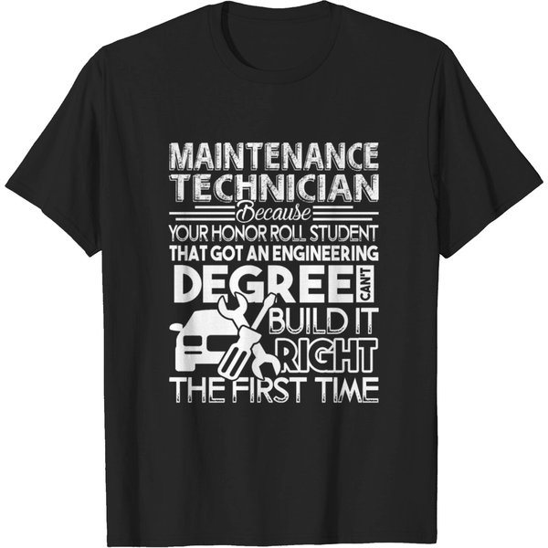 Maintenance Technician Build It Right T-Shirt-image