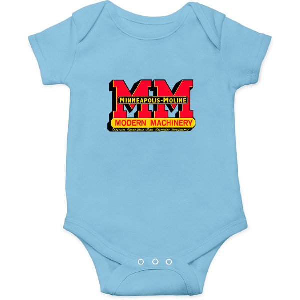Minneapolis Moline Farm Engine Birthday Christmas Onesies