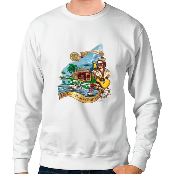 Jimmy Buffett Margaritaville Sweatshirts, Yellow Haze Jimmy Buffett Sweatshirt, Margaritaville Sweatshirt-image