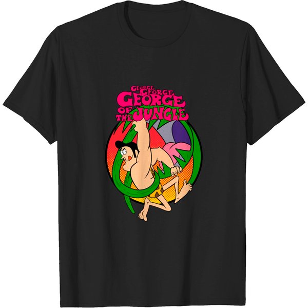 George Jungle - Saturday Morning Cartoons - T-Shirt-image