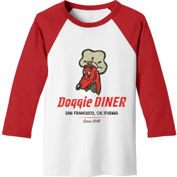 Doggie Diner Vintage - San Francisco - Baseball Tees-image