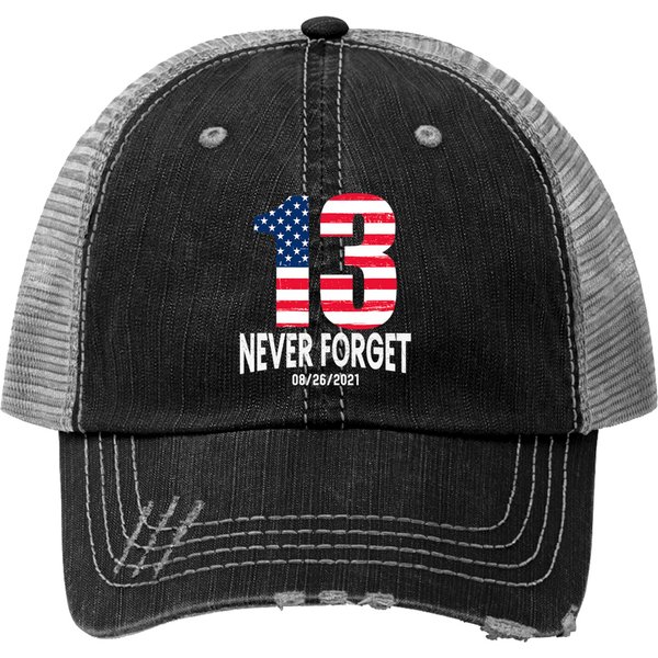Never Forget 13 Service Members Kabul Trucker Hats-image