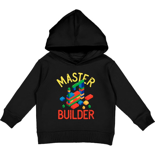 Master Builder Building Block Brick Master Builder Kids Pullover Hoodies-image