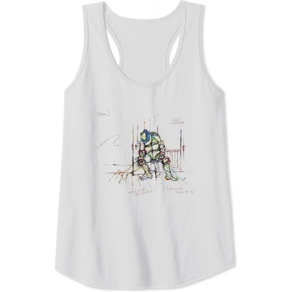 Leonardo Teenage Mutant Ninja Turtles Movie Sketch Tank Tops-image