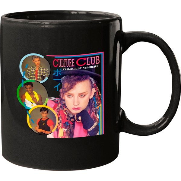 Vintage Boy George 80S Bootleg Culture Club Mugs-image