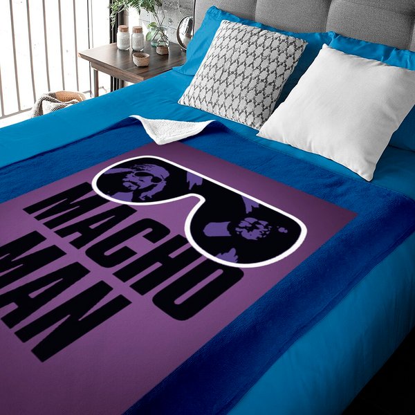 Macho Man Baby Blankets